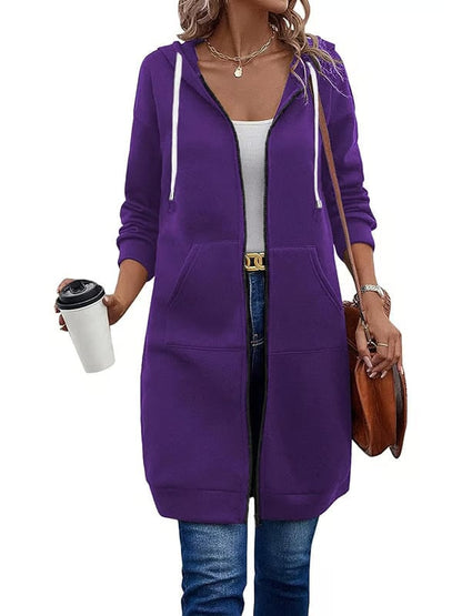 AuraWear – Bequemer Damen-Freizeit-Hoodie aus Polyester