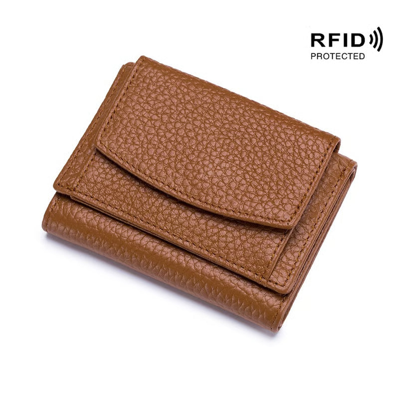 AuraVault – Premium-Lederbrieftasche mit RFID-Schutz