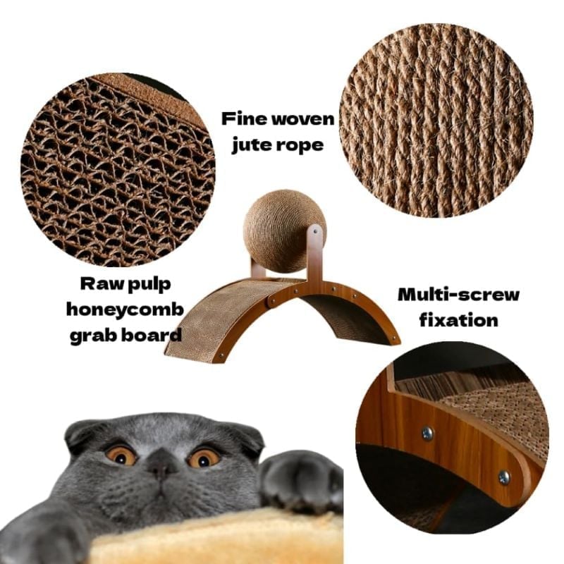 ClawSphere – Juguete de Bola Rascador para Gatos