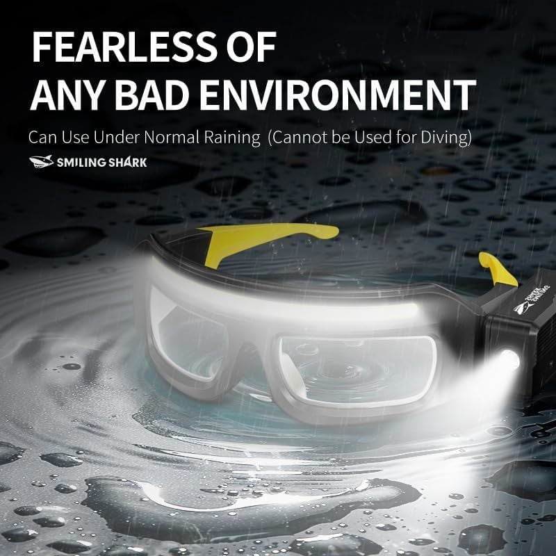 BrightView – Gafas linterna frontal LED portátiles