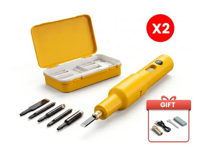 PowerSculpt – Kit de herramientas eléctricas profesionales inalámbricas para tallado en madera