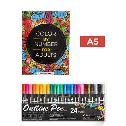 QuietCanvas – Libro para colorear terapéutico para adultos
