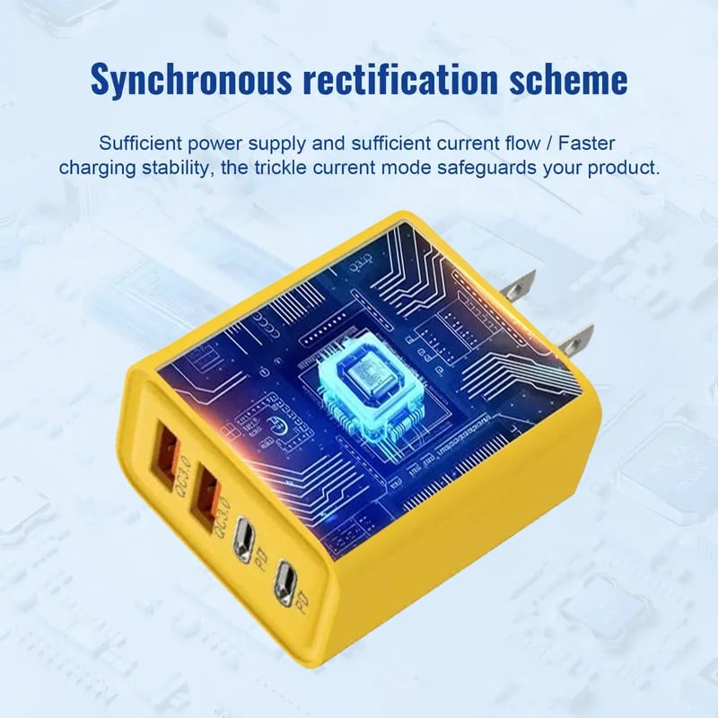 VoltSync – Solución de carga rápida de doble puerto ideal para viajes