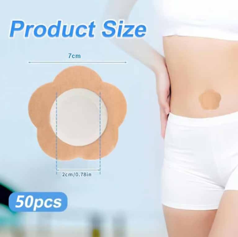 BellyCare – 50 Stk. Bio-Nabelpflaster zum Aufkleben