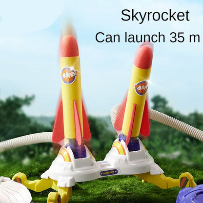 Cohete SkyStomp – Juguete de aventura de lanzamiento a pie