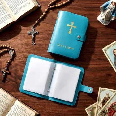 FaithKeeper – Hülle für Heiligenbilder aus echtem Leder