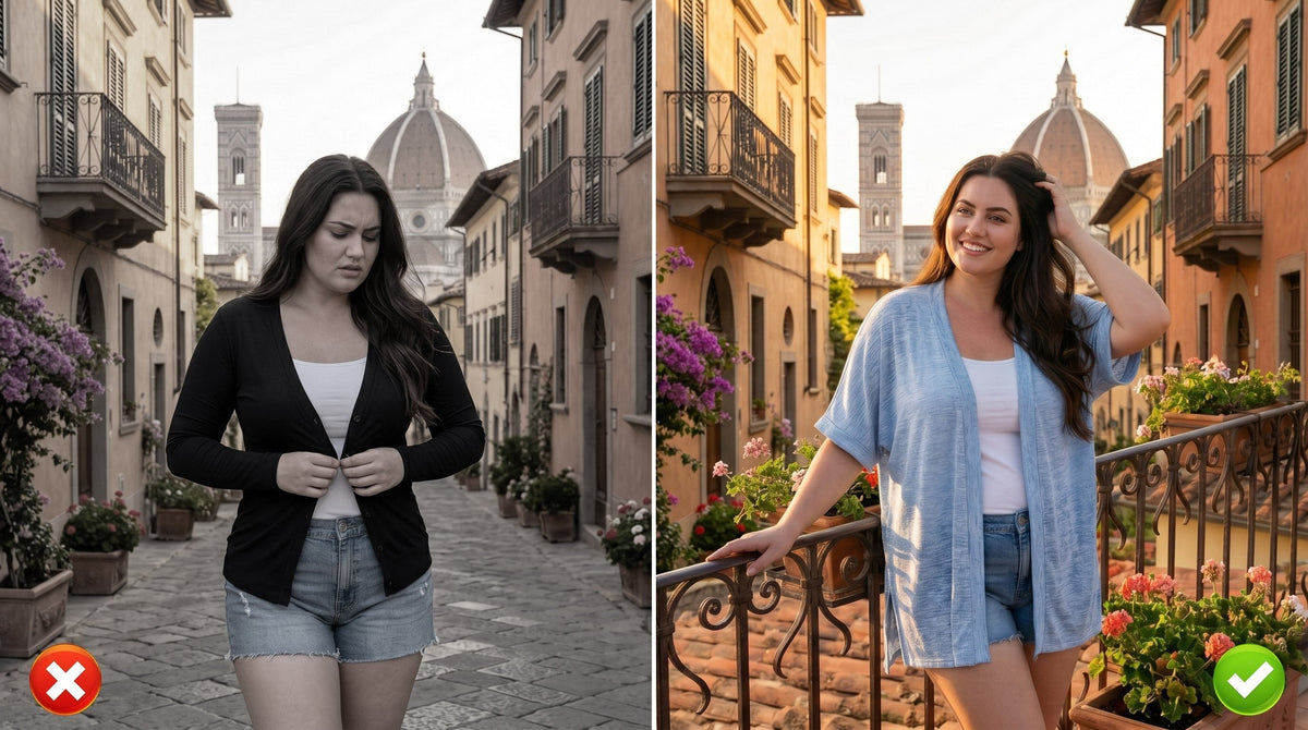 AirKnit – Leichter Kurzarm-Cardigan