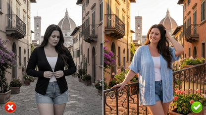 AirKnit – Leichter Kurzarm-Cardigan