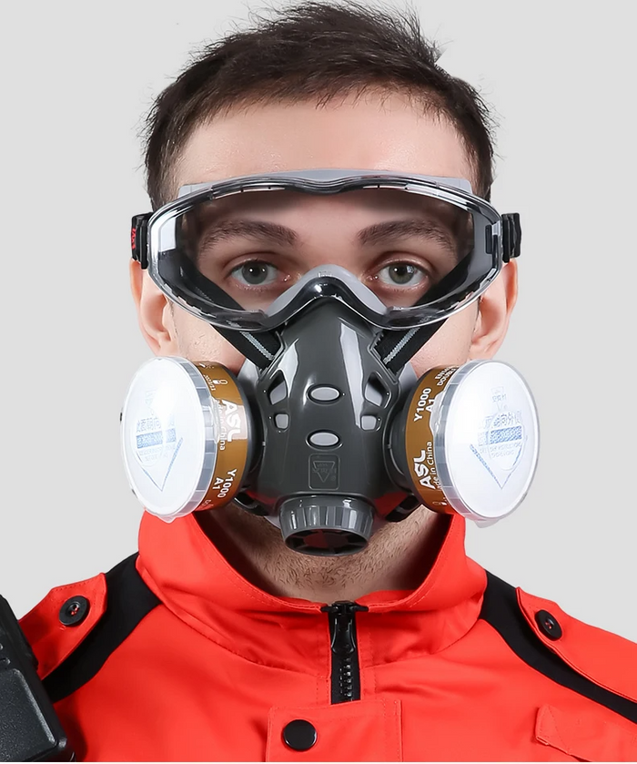 AirGuard – Gasmaske mit Aktivkohle-Doppelfilter