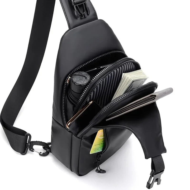 SyncPack™ – Wasserdichte Umhängetasche mit USB-Anschluss
