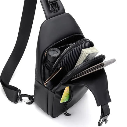 Wasserdichte Umhängetasche mit USB-Anschluss - SyncPack™