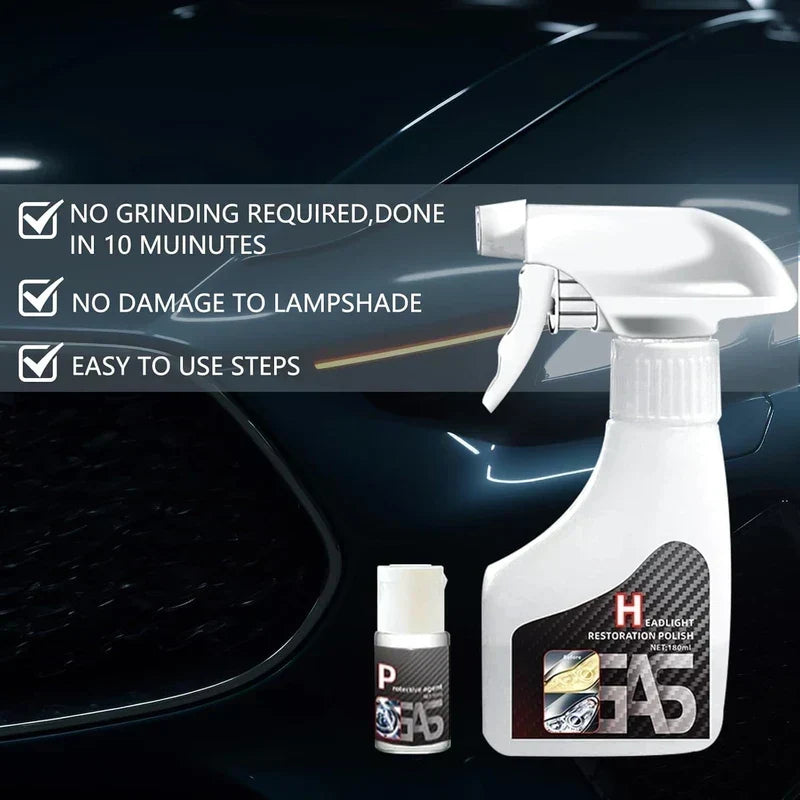 ShineOn - Pulverizador renovador de faros – Conduce con más brillo y seguridad