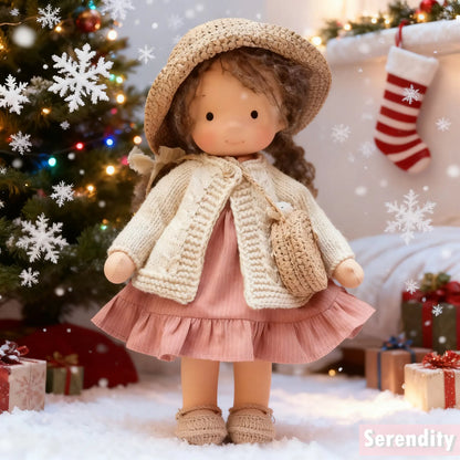 PureBloom – Muñeca Waldorf Hecha a Mano