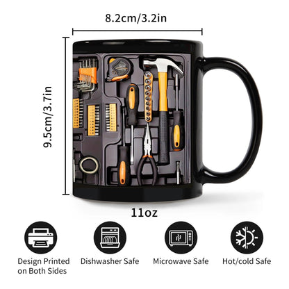 Taza de caja de herramientas de mecánico