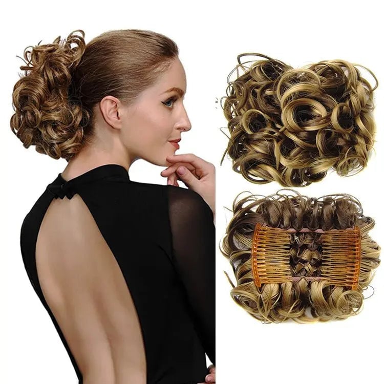 CurlNest – Moño Despeinado para un Estilo Chic Diario