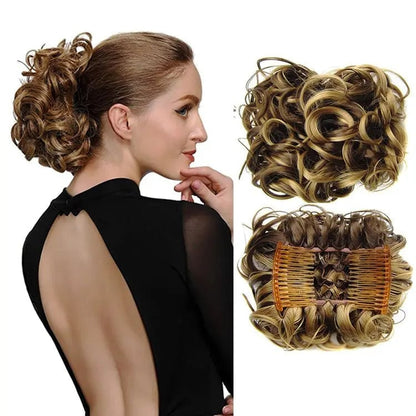 CurlNest – Moño Despeinado para un Estilo Chic Diario