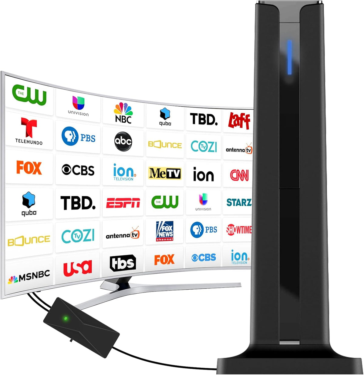 📺 Antena de TV - Antena Digital HD - HDTV interior 1080P 4K (largo alcance) 🎁