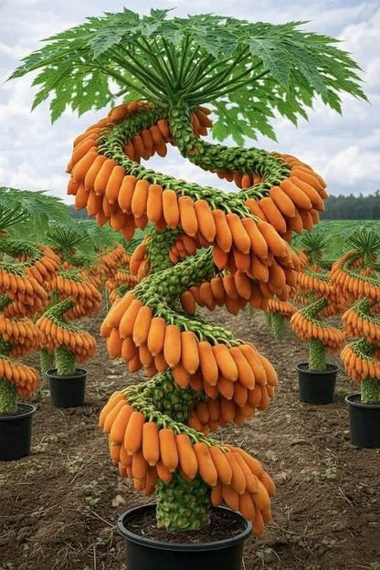 DragonHarvest – Plántulas raras de papaya 'Garra de dragón'