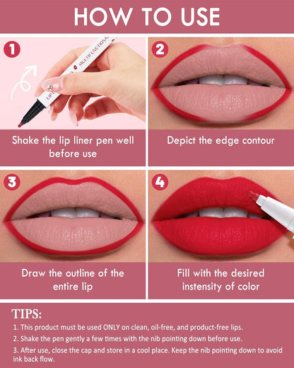 BoldTrace – Delineador de labios 2 en 1