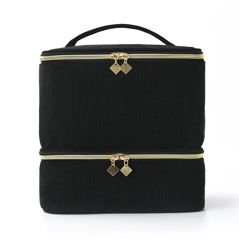 PolishPro – Estuche organizador de esmalte de uñas de doble capa de lujo