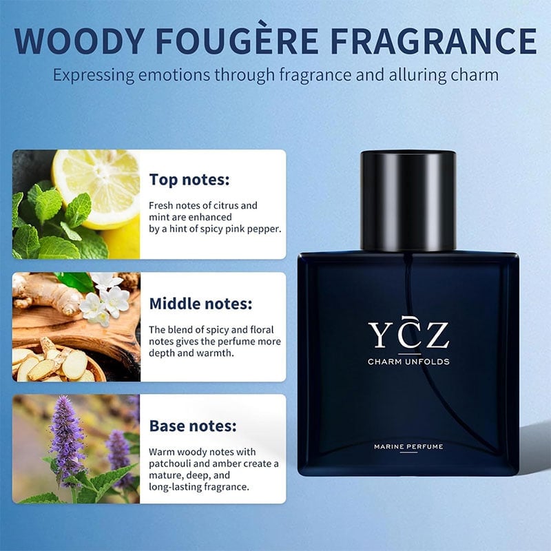WaveEssence – Perfume masculino con aroma a océano