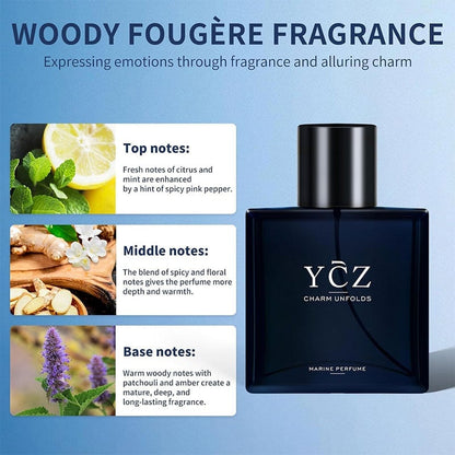 WaveEssence – Perfume masculino con aroma a océano