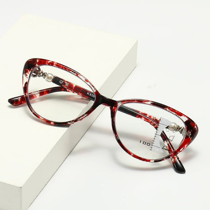 VisionLux – Gafas ojo de gato modernas con filtro de luz azul HD para mujer
