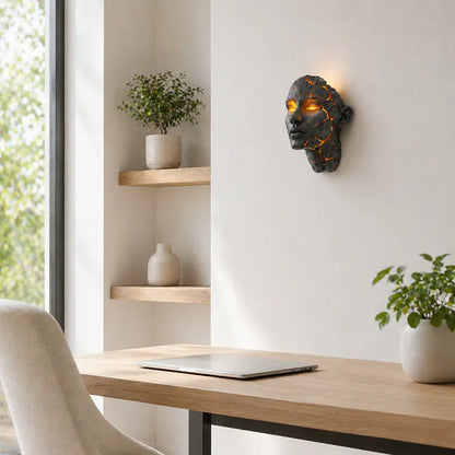 EclipseGaze – Lámpara de pared Ojo Místico