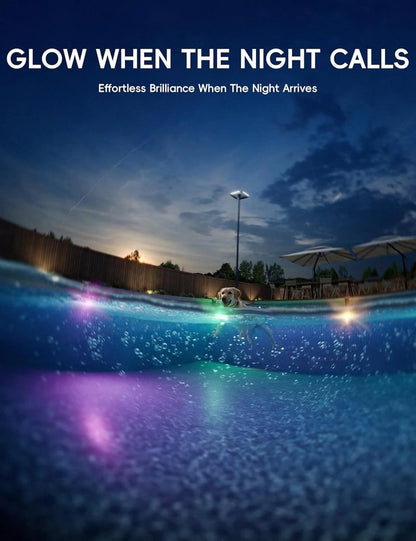 PoolShine – Luz ambiental junto a la piscina con energía solar