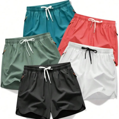 FlexCore - Pantalones cortos de running de secado rápido para hombre