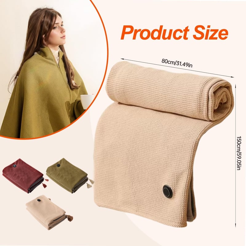 HeatLuxe – Manta-chal térmica portátil
