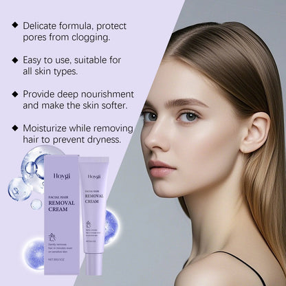 VelvetSkin – Crema depilatoria facial indolora