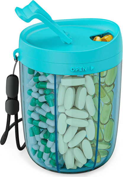 DailyMeds – Tabletten-Aufbewahrungsbox mit 6 Fächern