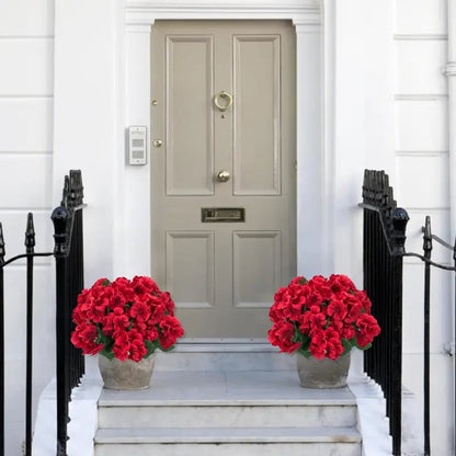 EverBloom – Flores de Geranio Artificiales para Exterior