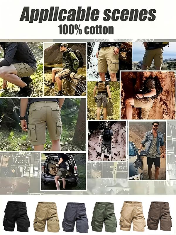 RangerCore – Pantalones cortos de trabajo de algodón orgánico para senderismo