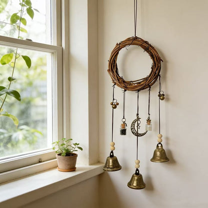 MystiBell – Campana colgante bohemia para puerta