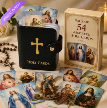 FaithKeeper – Hülle für Heiligenbilder aus echtem Leder