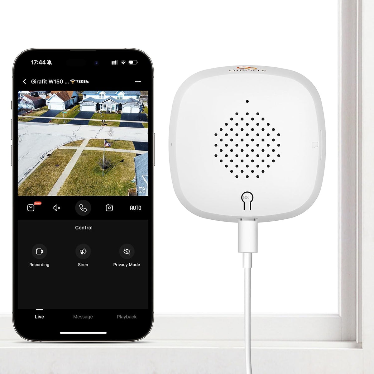 ClearGuard – Ultra HD 2K Smart-Überwachungskamera