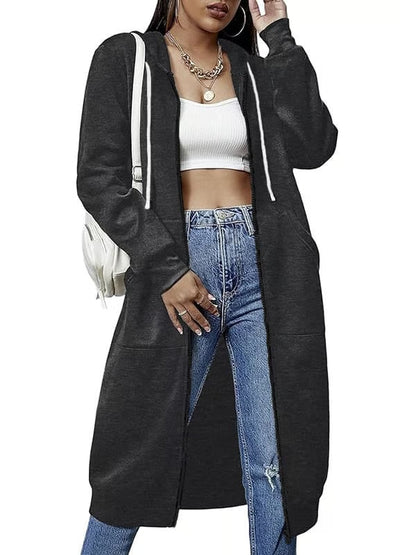 AuraWear – Bequemer Damen-Freizeit-Hoodie aus Polyester