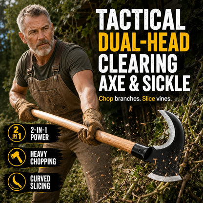 TimberClaw – Hacha de desbroce de doble filo