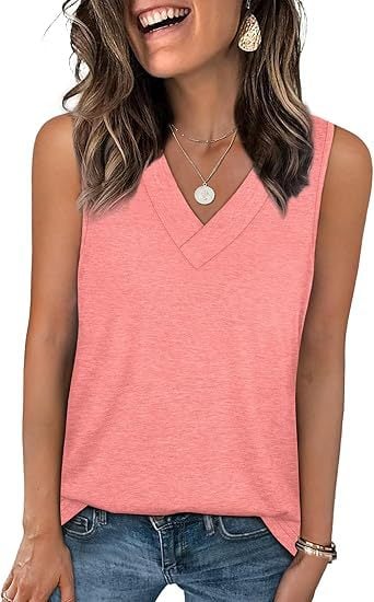SoftEase – Top casual sin mangas para mujer de corte ajustado