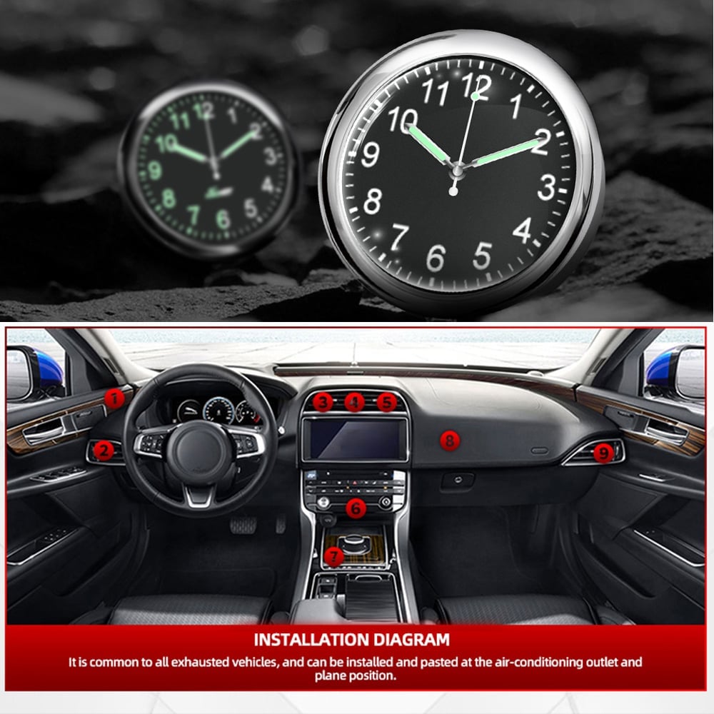 RetroTick – Decoración Luminosa de Mini Reloj Vintage