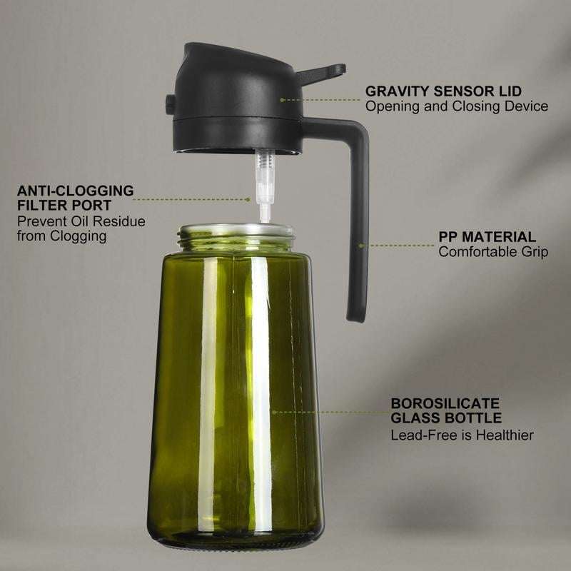 DripLess - Pulverizador de aceite de cocina saludable