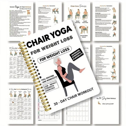 ChairFit – 30-Tage-Tagebuch für Stuhl-Yoga zum Abnehmen
