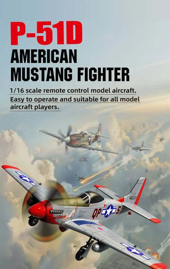 Warhawk Pro – P-51D RC-Flugzeug