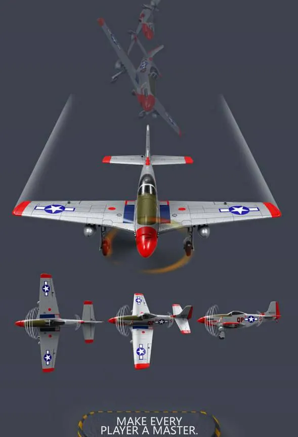 Warhawk Pro – P-51D RC-Flugzeug