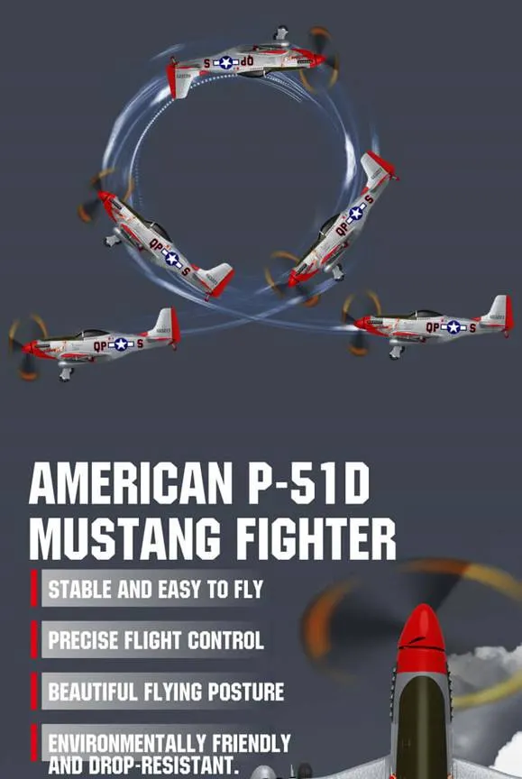 Warhawk Pro – P-51D RC-Flugzeug