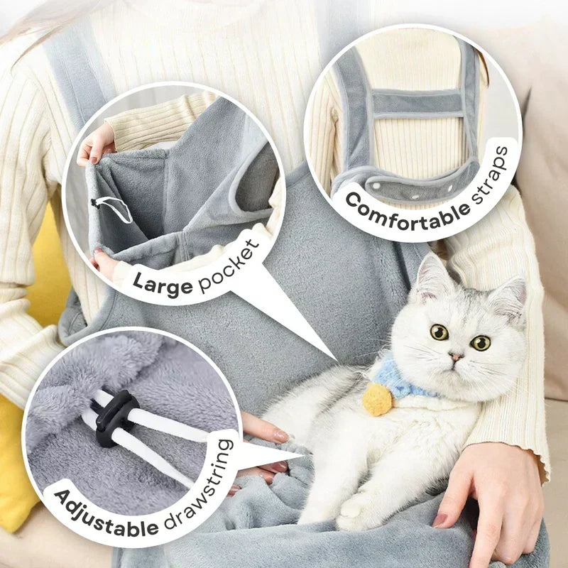 FelineFlair – Delantal de cocina y repostería con diseño de gato mono
