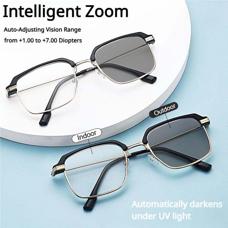 TitanView – Gafas presbícicas con luz azul adaptativa