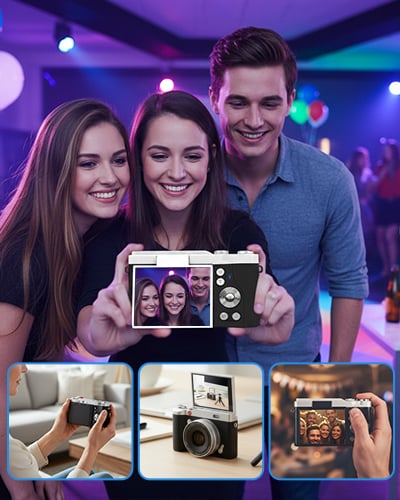CaptureMax – Cámara Digital Ultra HD 4K